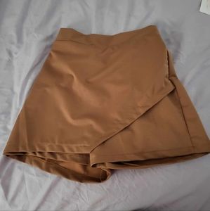 Asymmetric Fashion Wrap Skort
